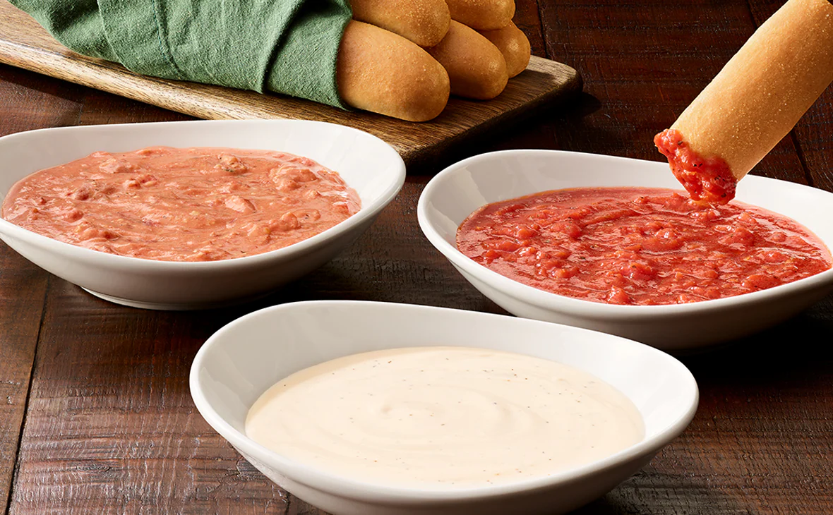 Dipping Sauces Includes Breadsticks (V)