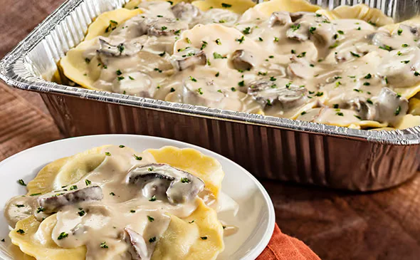 Limited Time Creamy Mushroom Ravioli (Serves 4 - 6)