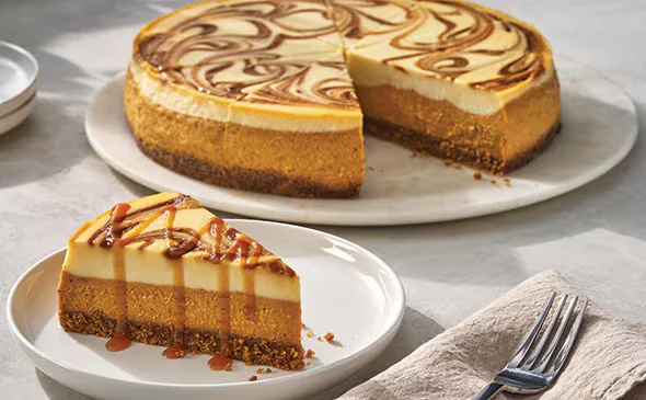 Limited Time Pumpkin Cookie Butter Cheesecake