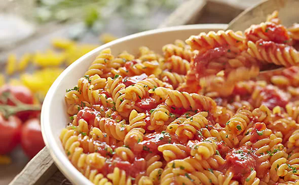 Rotini Pasta with Marinara