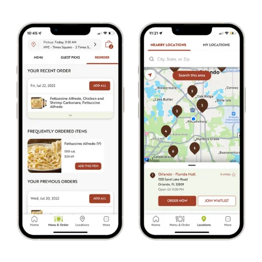 Order From the Olive Garden Mobile App