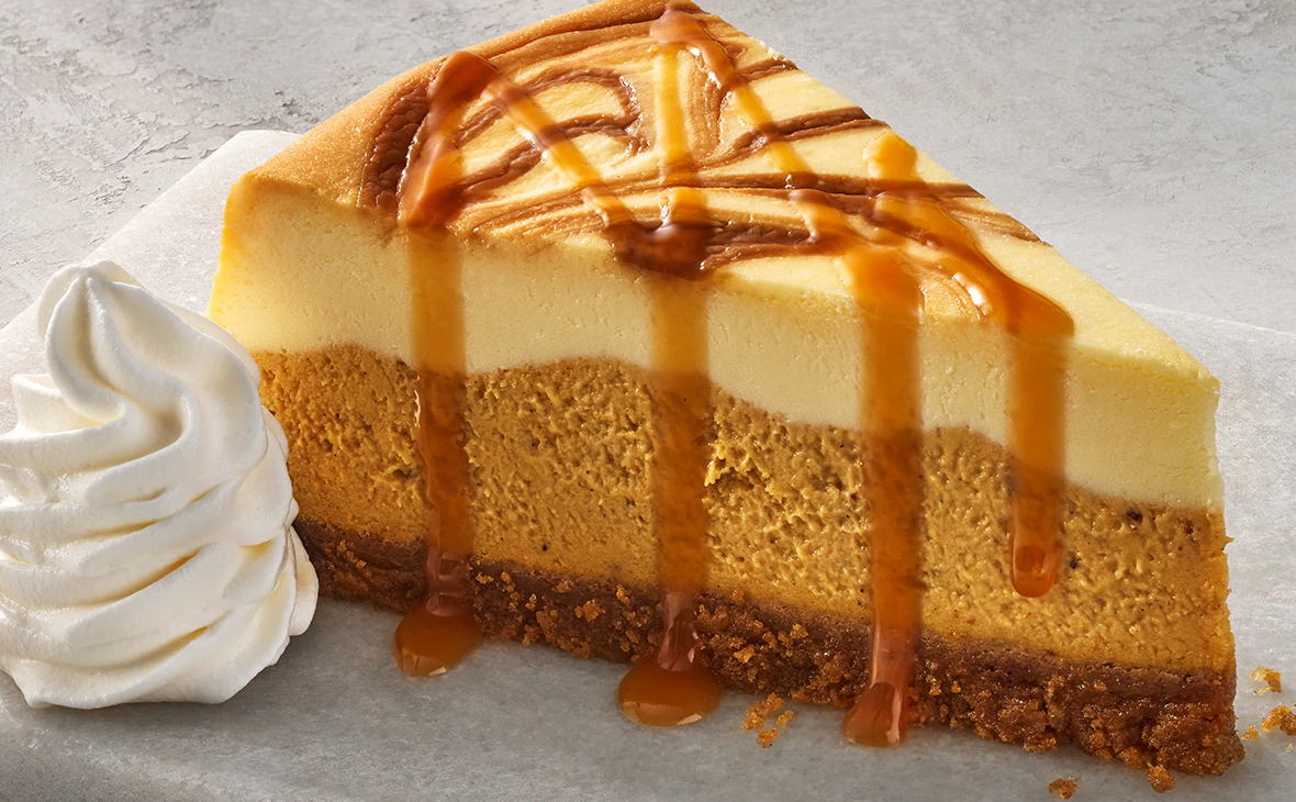 Pumpkin Cookie Butter Cheesecake (V)